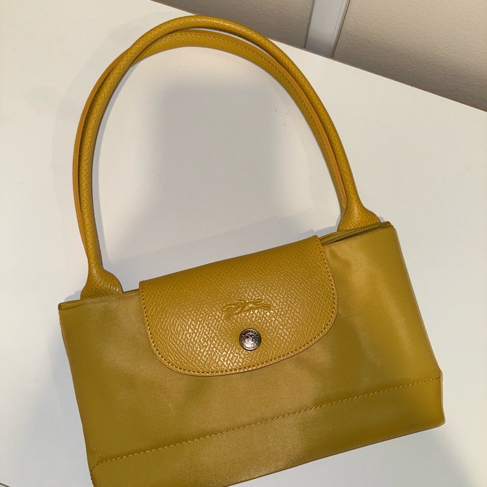 Longchamp Mustard Yellow Shoulder Bag